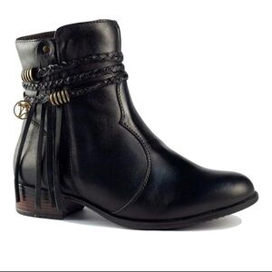Sandro Moscoloni For Her Black Leather Boots Size 7